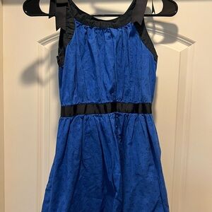 American Girl Be Forever Girl’s Dress- Addy Collection Blue and Black Kids Dress